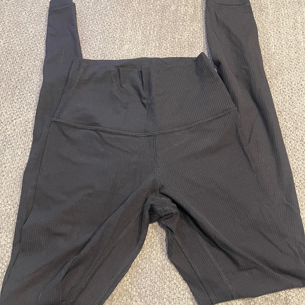 Ribbed align leggings 28”